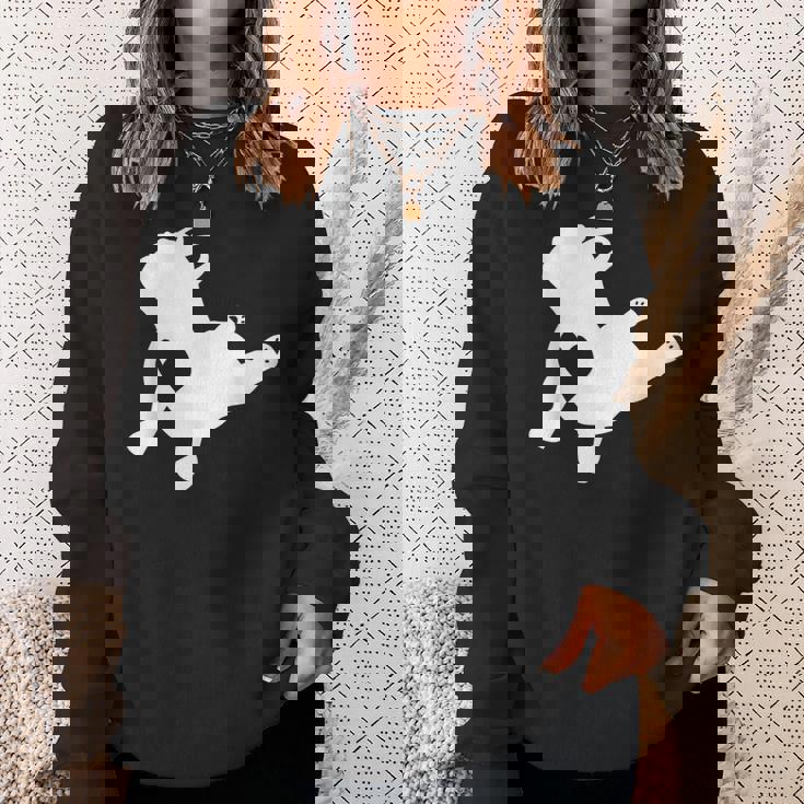 フレンチブルドッグ ヨガポーズシャツ 愛のハートフレンチギフト付き スウェットシャツ 彼女への贈り物