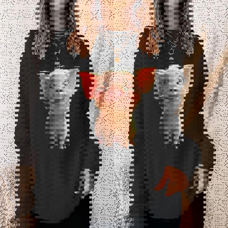 ブタ 国産ブタ ラブ・リトル・ピギー スウェットシャツ 彼女への贈り物