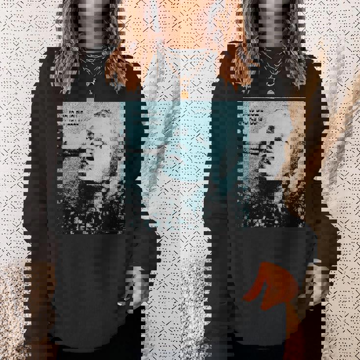 ブライアン・ウォードによるデヴィッド・ボウイ ハンキードリー ブルー 写真 スウェットシャツ 彼女への贈り物