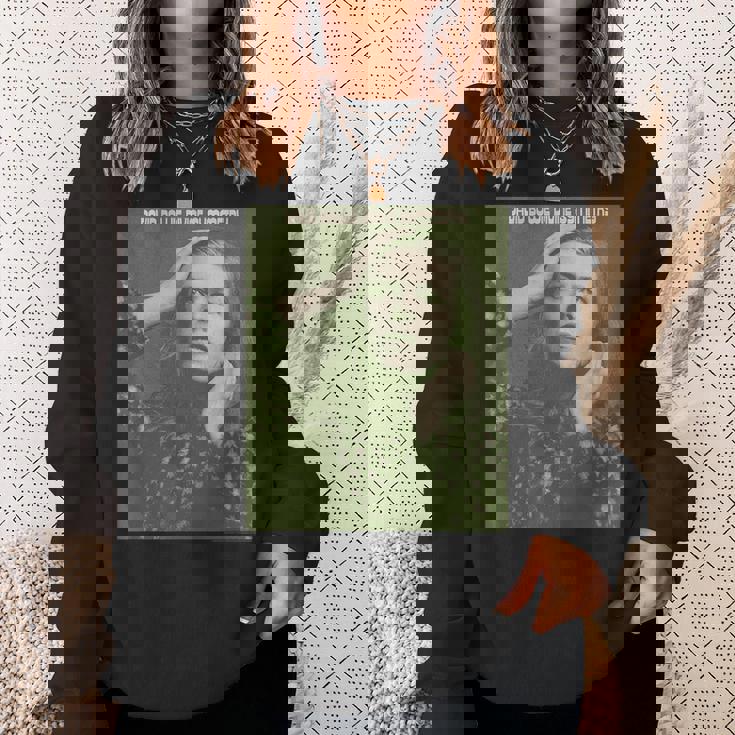 ブライアン・ウォードによるデヴィッド・ボウイの神の対称写真。 スウェットシャツ 彼女への贈り物