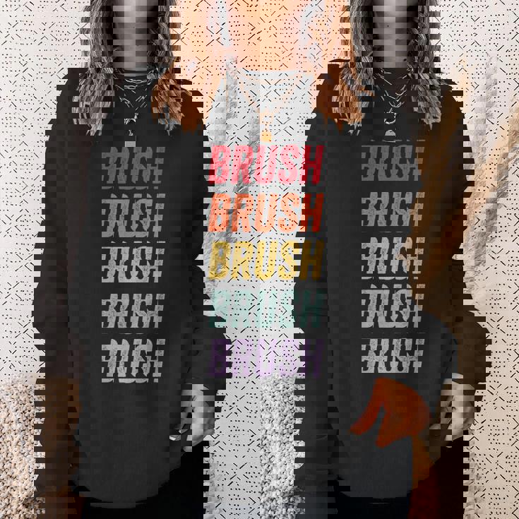 ブラシ スウェットシャツ 彼女への贈り物