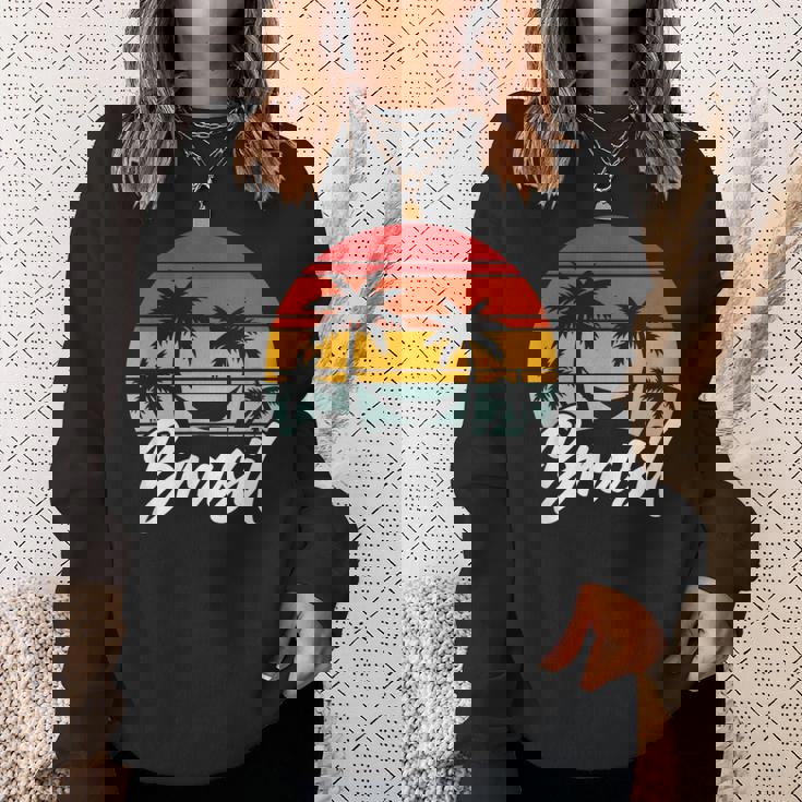 ブラジル ヴィンテージ バケーション ビーチ 海 夏 ブラジル スウェットシャツ 彼女への贈り物