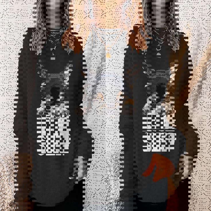 ブラック&タン チワワ Let Meleep Dog Chiwawa Lover スウェットシャツ 彼女への贈り物