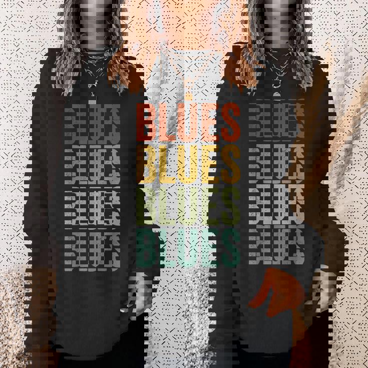 ブルースミュージックブルースマン スウェットシャツ 彼女への贈り物