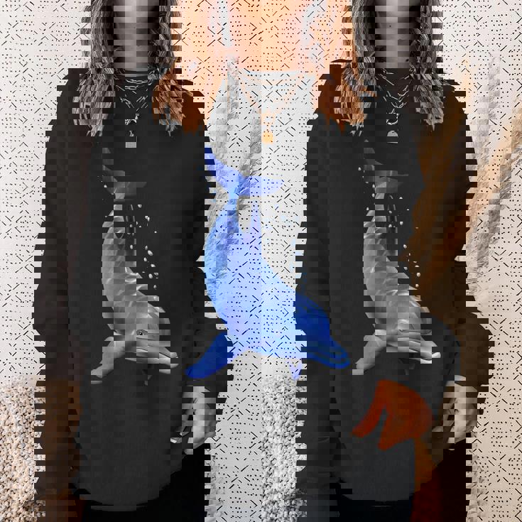 ブルードルフィン海洋海獣 セーブ・ザ・オーシャンズ スウェットシャツ 彼女への贈り物