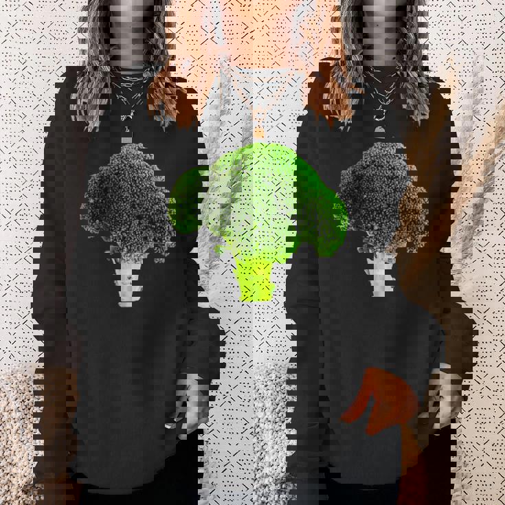 ブロッコリー 写真 エンブレム Broccoli Photo Emblem スウェットシャツ 彼女への贈り物