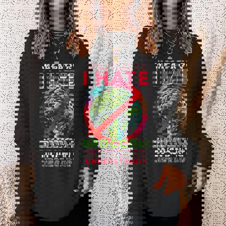 ブロッコリー嫌い スウェットシャツ 彼女への贈り物