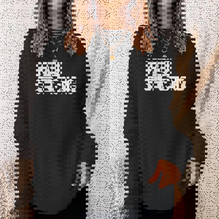 プレイ・フォー・マウイハワイ・ストロング スウェットシャツ 彼女への贈り物