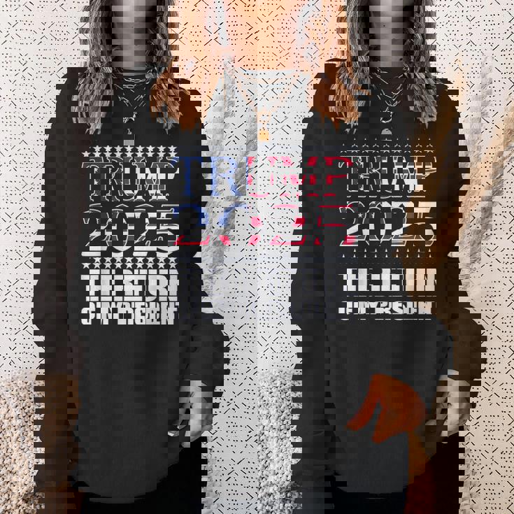 プロトランプシャツ2024 大統領トランプの帰還 2025 スウェットシャツ 彼女への贈り物