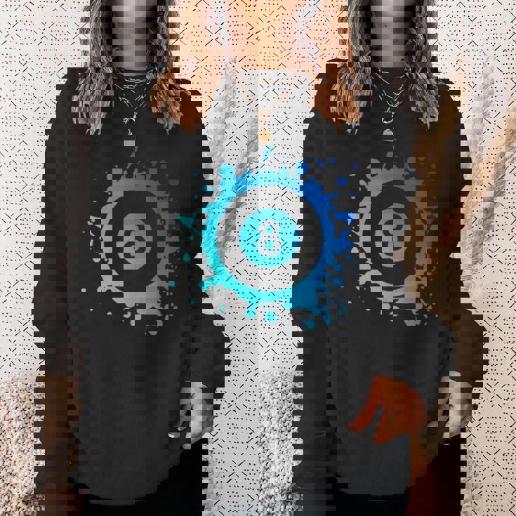 プール ビリヤード プレーヤー エイトボール シンプル プール スウェットシャツ 彼女への贈り物