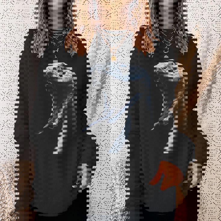 ヘビ 爬虫類 コブラ バイパー 蛇 爬虫類 生物学 ギフト スウェットシャツ 彼女への贈り物