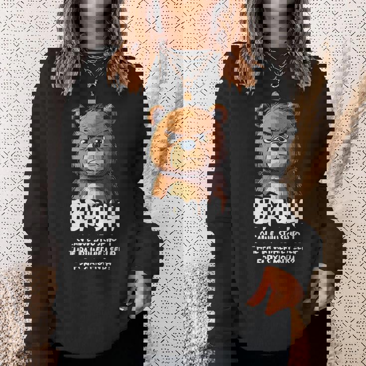 ベアラバーブラシファニーベア スウェットシャツ 彼女への贈り物