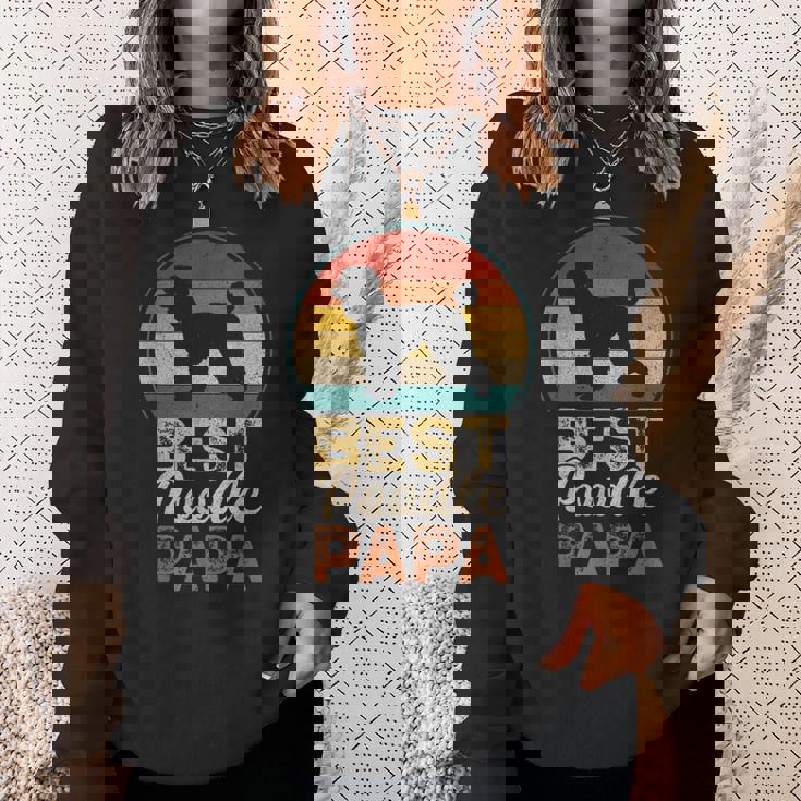 ベスト・プードル・パパ、父の日 スウェットシャツ 彼女への贈り物