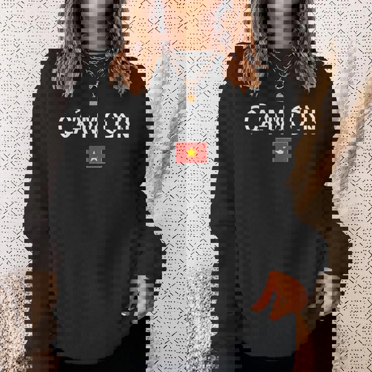 ベトナム語で「ありがとう」 ベトナム スウェットシャツ 彼女への贈り物