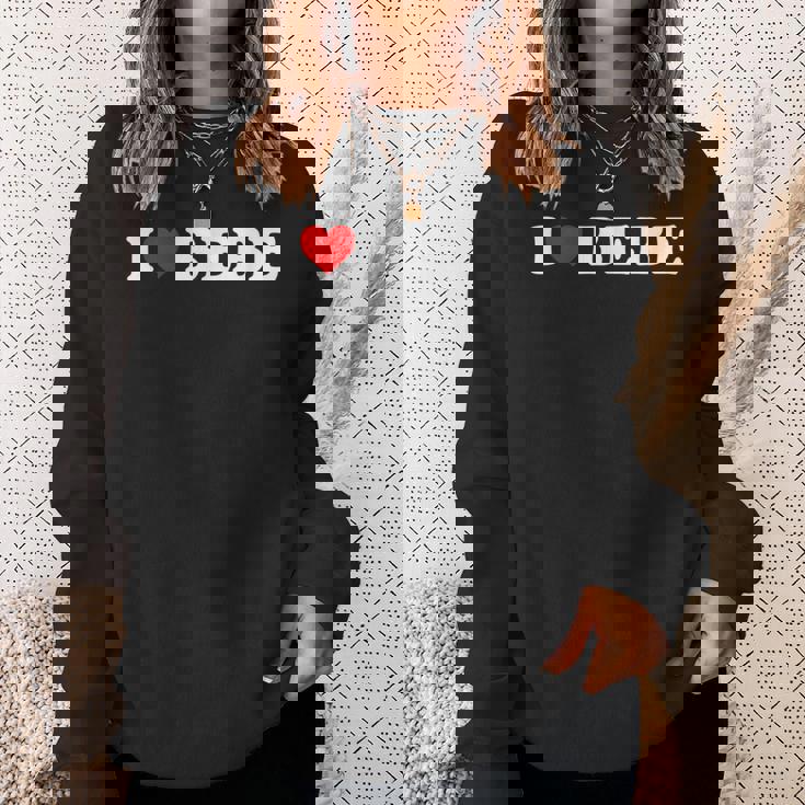 ベベ大好き スウェットシャツ 彼女への贈り物