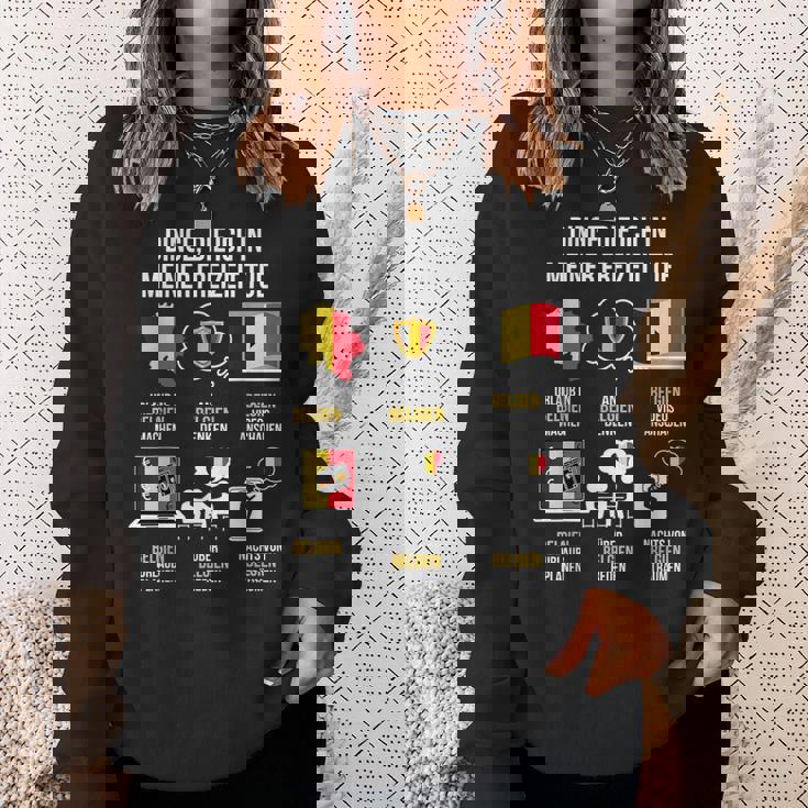 ベルギーの発言 スウェットシャツ 彼女への贈り物