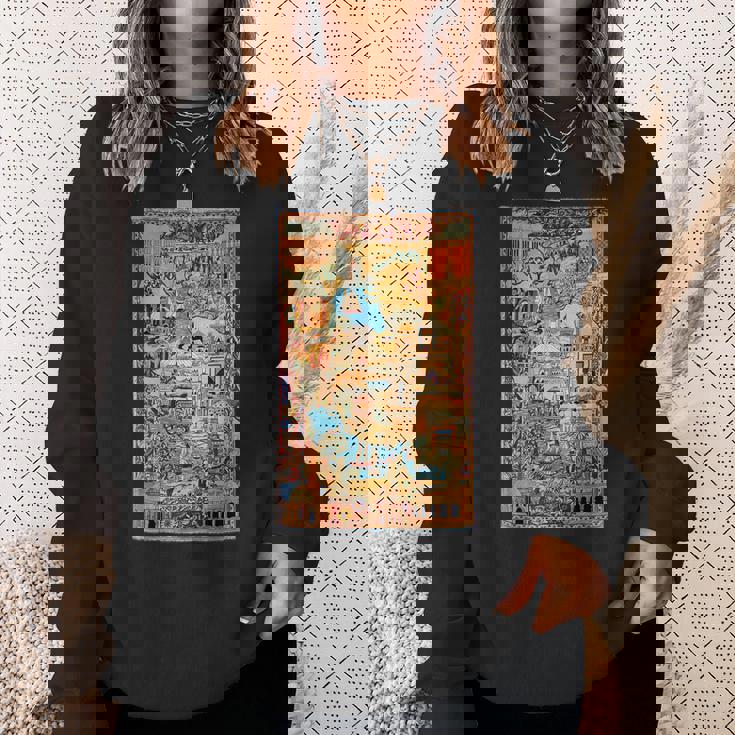 ペルシャ絨毯のランドマークカシュマル スウェットシャツ 彼女への贈り物