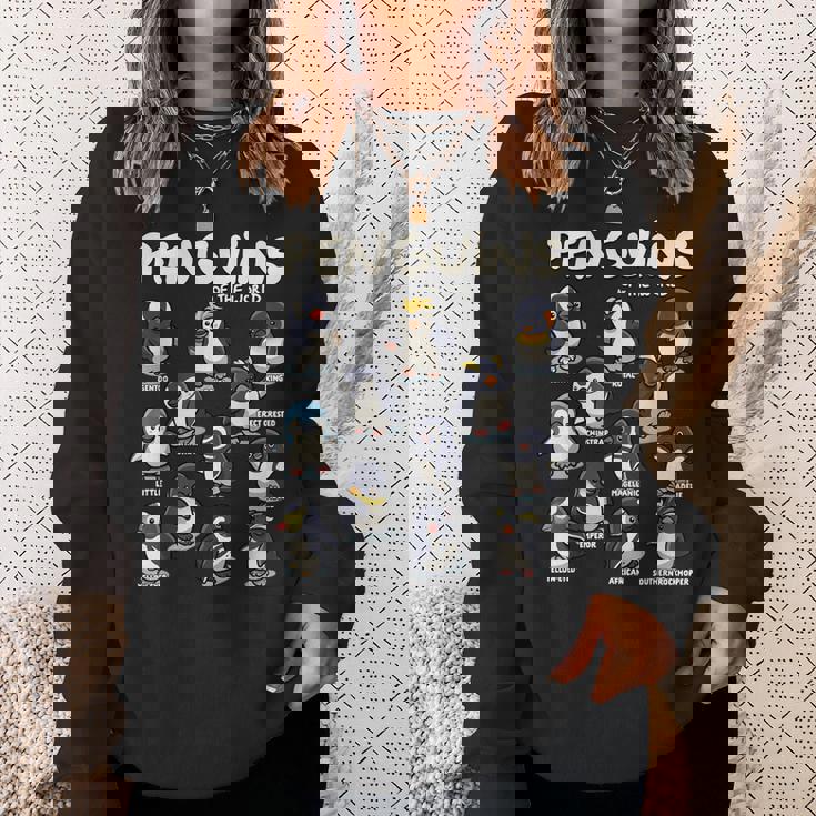 ペンギン ペンギン 世界の動物たち ペンギン愛好家 スウェットシャツ 彼女への贈り物