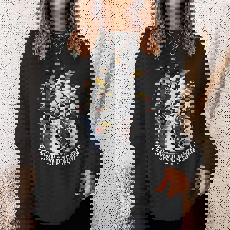 ペンギンアート 世界のペンギン ギフト スウェットシャツ 彼女への贈り物