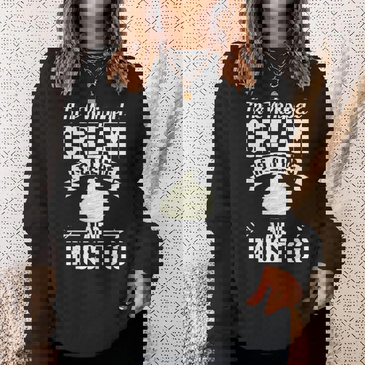 ホイップクリーム スイートクリーマー レシピ ケーキ ヘビークリーム スウェットシャツ 彼女への贈り物