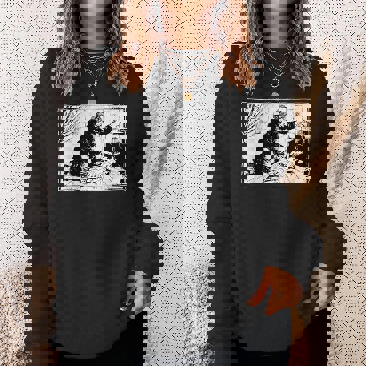 ホセ・グアダルーペ・ポサダ作 ラ・ベハラノの犯罪 1913 スウェットシャツ 彼女への贈り物