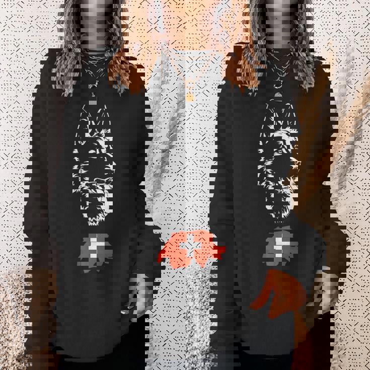 ホワイトスイスシェパード スウェットシャツ 彼女への贈り物