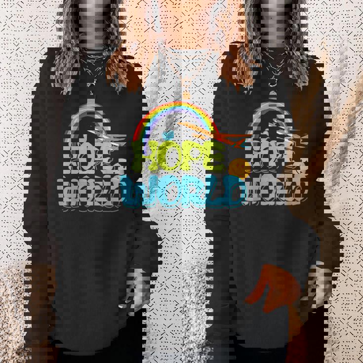 ホープレインボーワールド スウェットシャツ 彼女への贈り物