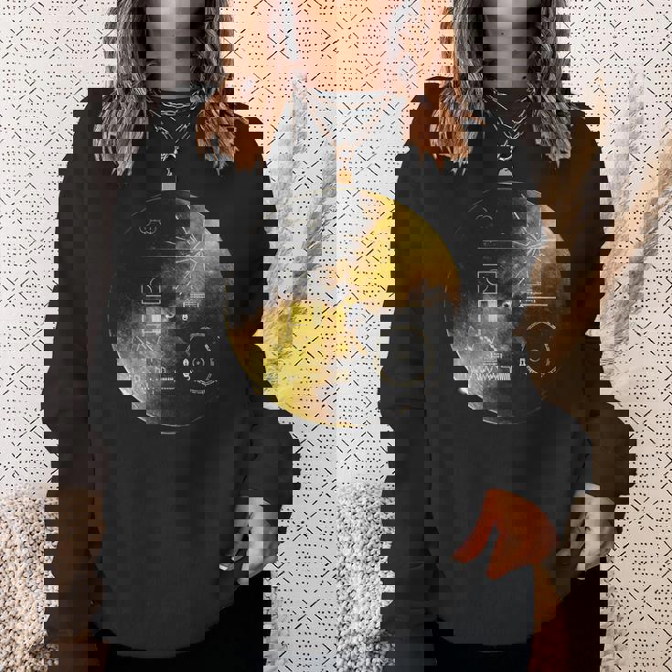 ボイジャー ゴールデンレコード スウェットシャツ 彼女への贈り物