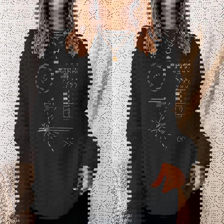 ボイジャーゴールデンレコード Nasa スウェットシャツ 彼女への贈り物