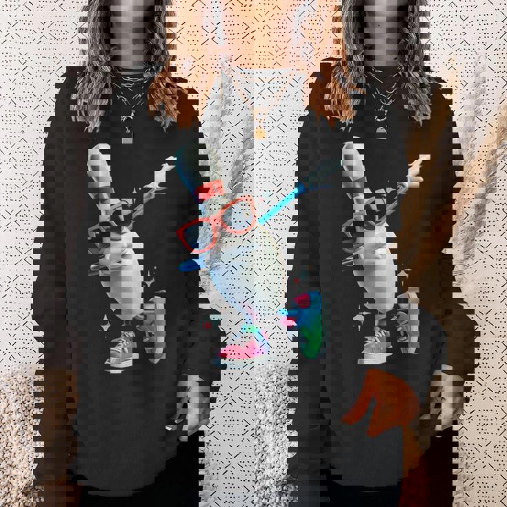 ボウリングピン ダビングサングラス ボウラープレイヤー キッズ メンズ レディース スウェットシャツ 彼女への贈り物