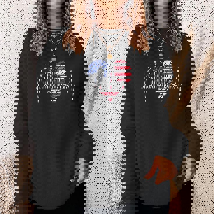 ボストン・スカイライン ハートビートusa ハートパルス I Love Boston スウェットシャツ 彼女への贈り物