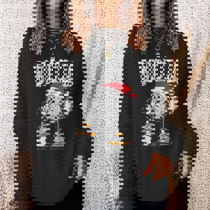 ボッチャ ボッチャボール クリスマスハット ボッチャボール ジャック付き スウェットシャツ 彼女への贈り物