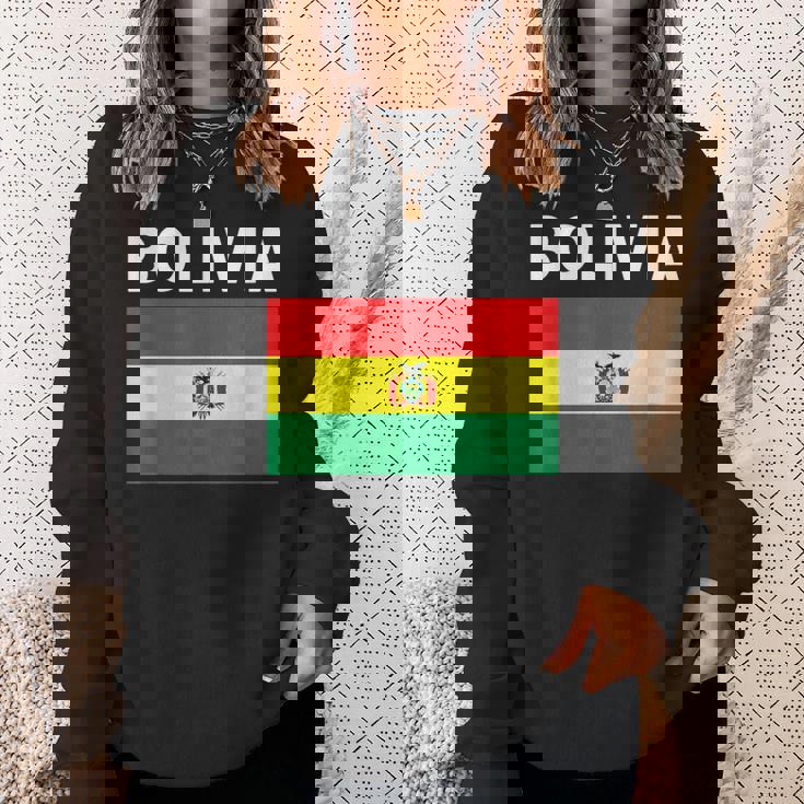 ボリビア ボリビア国旗 スウェットシャツ 彼女への贈り物