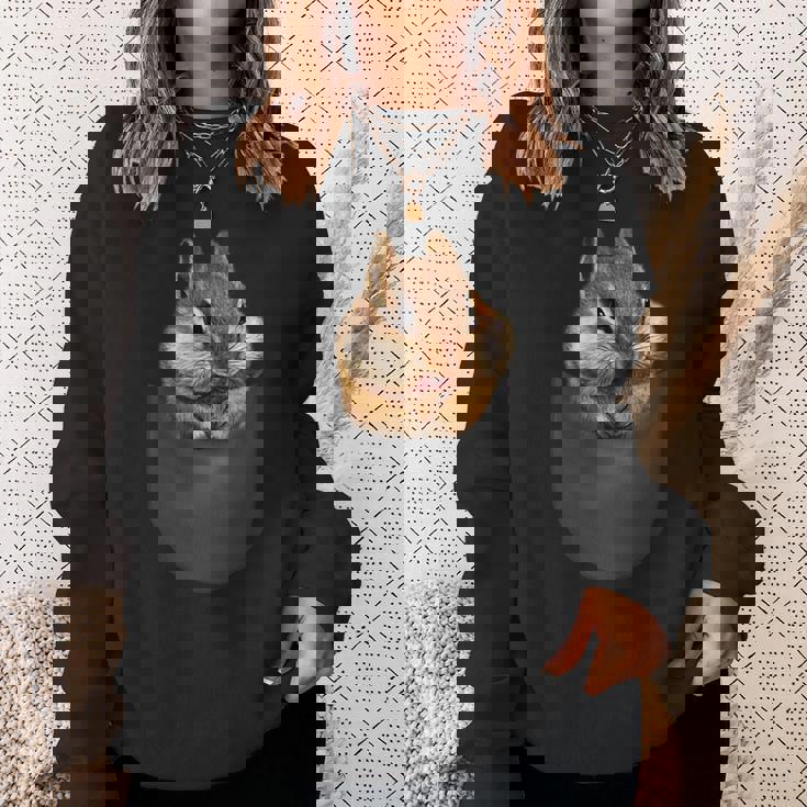 ポケット リス スウェットシャツ 彼女への贈り物