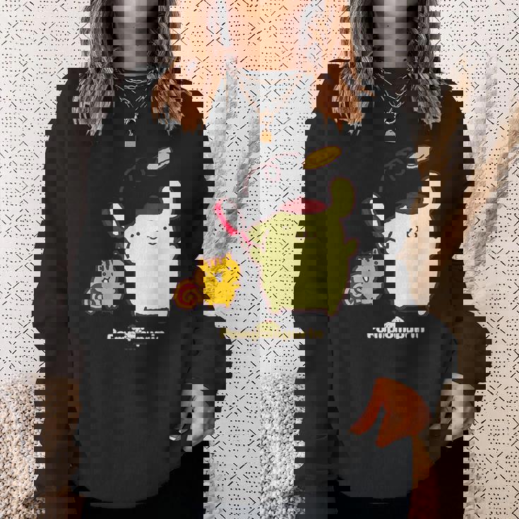 ポムポムプリン＆ベーグル スウェットシャツ 彼女への贈り物