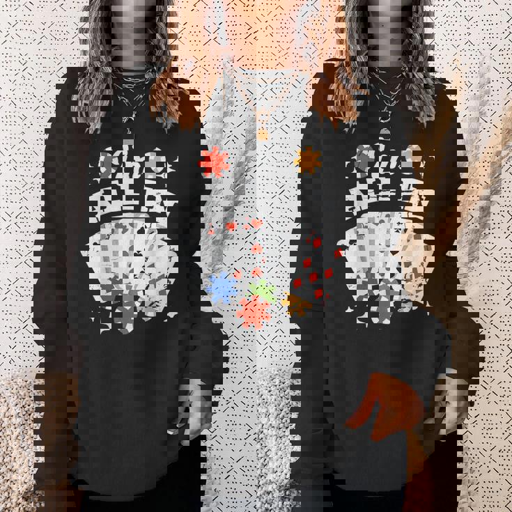 ポーカー 私はオールイン スウェットシャツ 彼女への贈り物