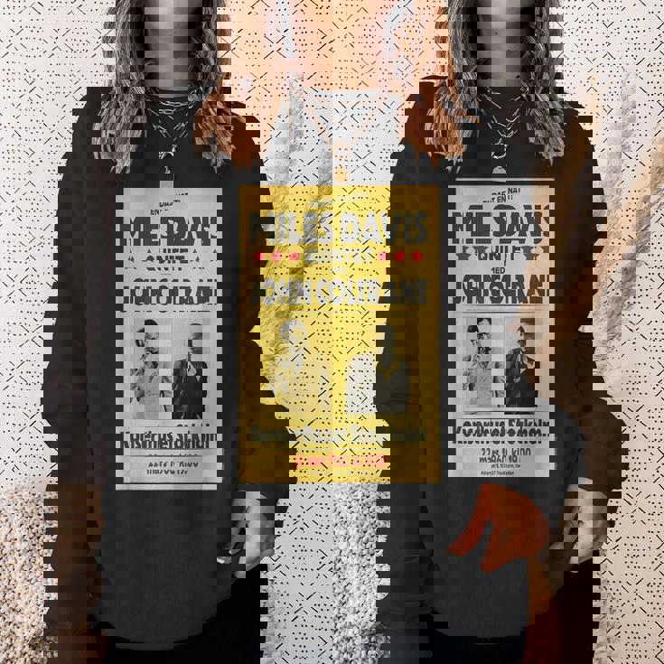 マイルス・デイビス・クインテットとジョン・コルトレーンストックホルム 1960 スウェットシャツ 彼女への贈り物