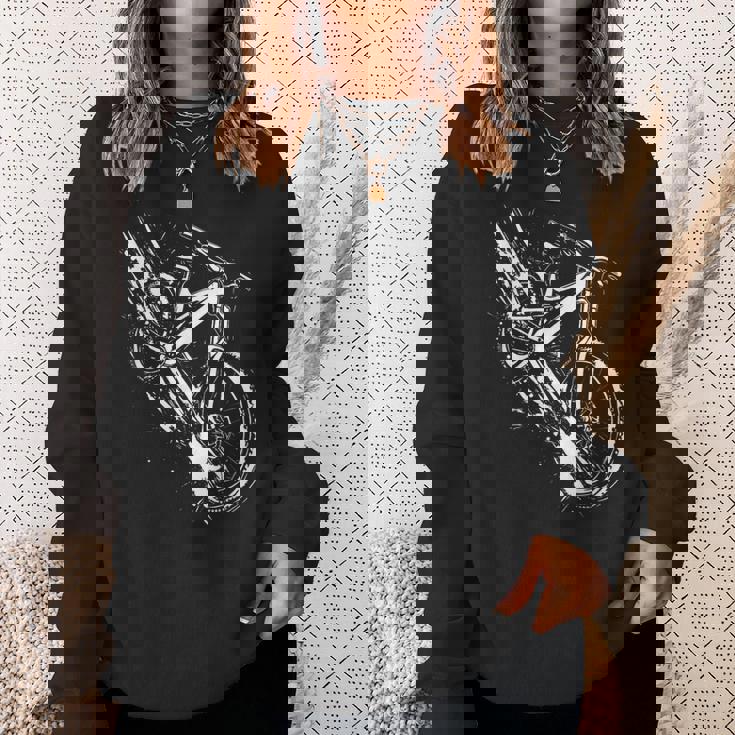 マウンテンバイク・グラフィック スウェットシャツ 彼女への贈り物