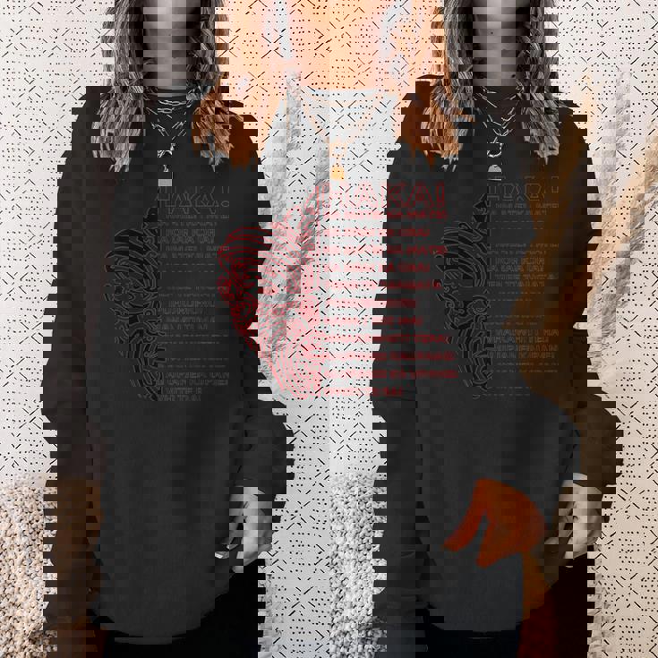 マオリシャツ Haka Aotearoa Kia Ora ニュージーランド ラグビータトゥー スウェットシャツ 彼女への贈り物