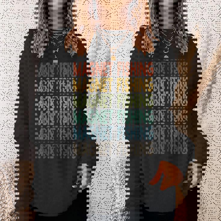 マグネット釣り宝探し スウェットシャツ 彼女への贈り物