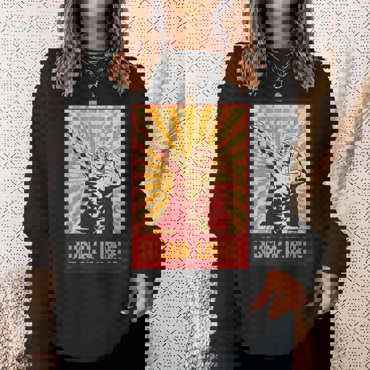 マスク付きレスラー – ルチャリブレ メキシカンレスリング スウェットシャツ 彼女への贈り物