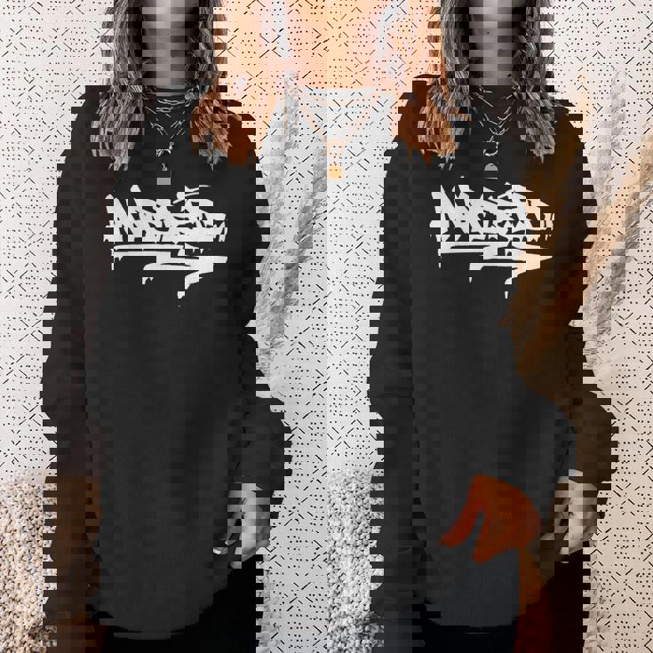 マドリードシティ グラフィティ ストリートアート ハンドスタイル スペイン ヒップホップ スウェットシャツ 彼女への贈り物