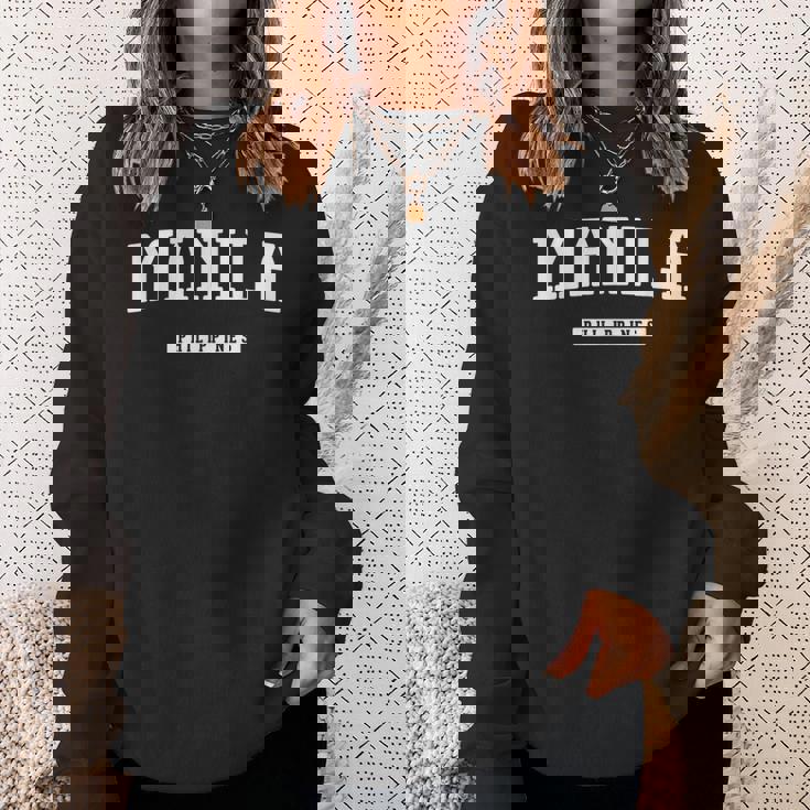 マニラ フィリピン スウェットシャツ 彼女への贈り物