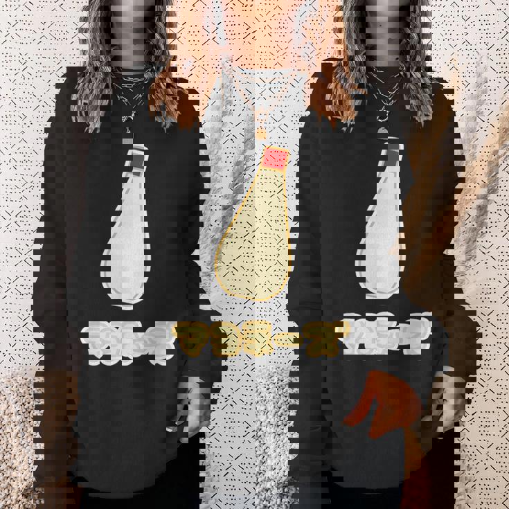 マヨネーズ【マヨラー】ご飯タイム【変なtシャツ屋さん】面白い ポップ デザイン スウェットシャツ 彼女への贈り物