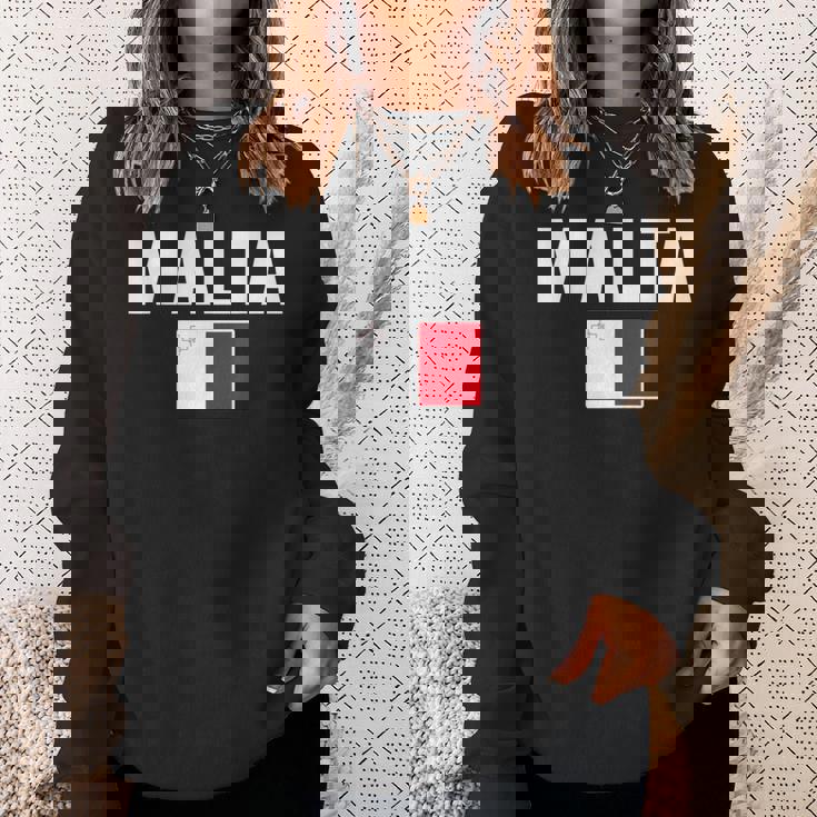 マルタ マルチーズ ティーフラッグ お土産ギフト スウェットシャツ 彼女への贈り物