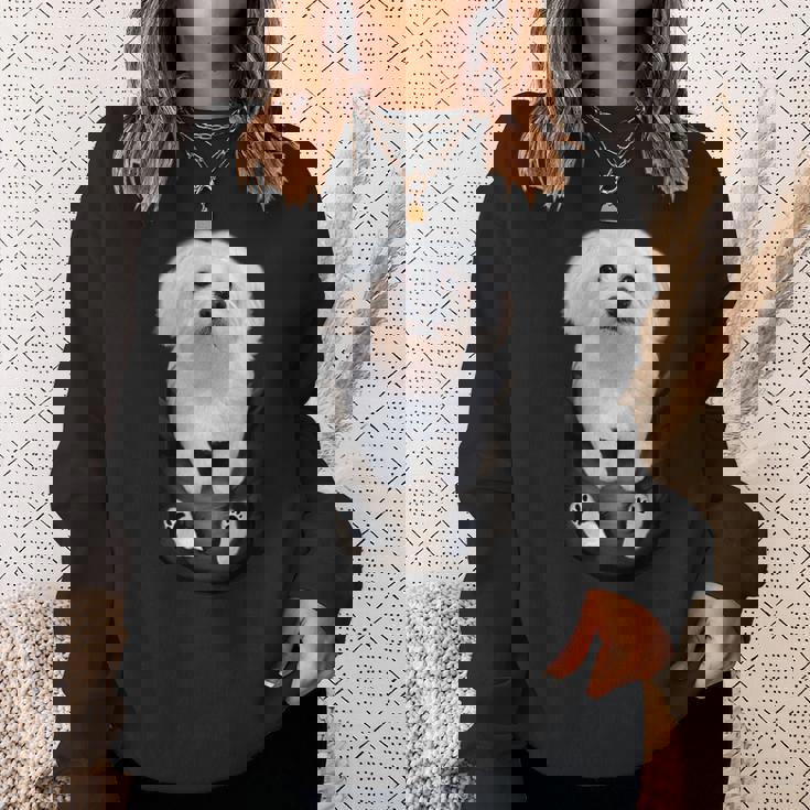 マルチーズ マルタ犬 マルタ語 スウェットシャツ 彼女への贈り物