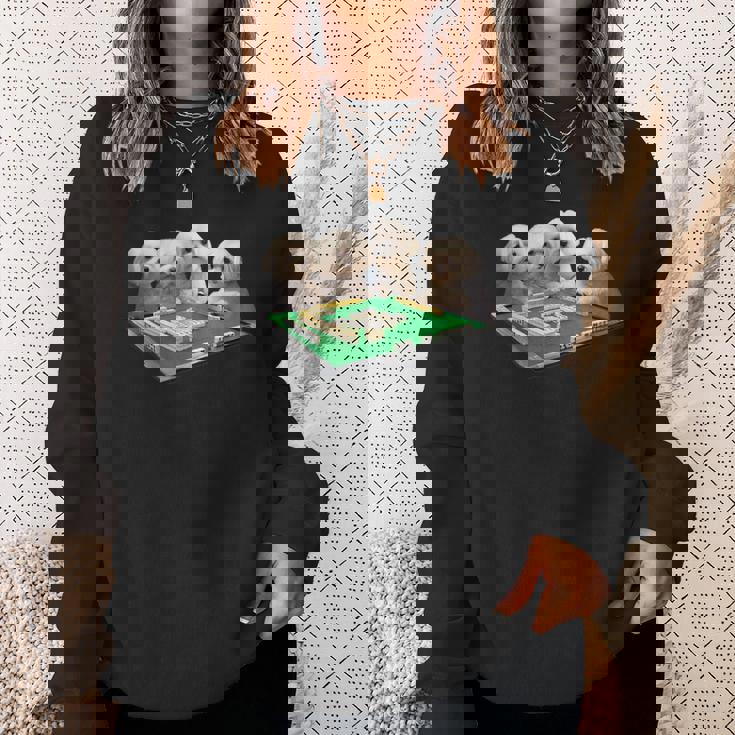 マルチーズ 犬 麻雀 面白いtシャツ 文字入り メンズ おもしろ 面白い 服 おもしろグッズ ネタ 雀士 スウェットシャツ 彼女への贈り物