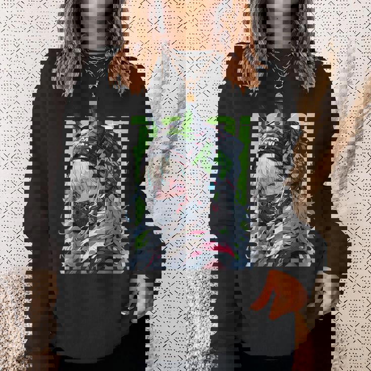 マンガ アニメ エステティック サイバーパンク テックウェア 原宿 スウェットシャツ 彼女への贈り物