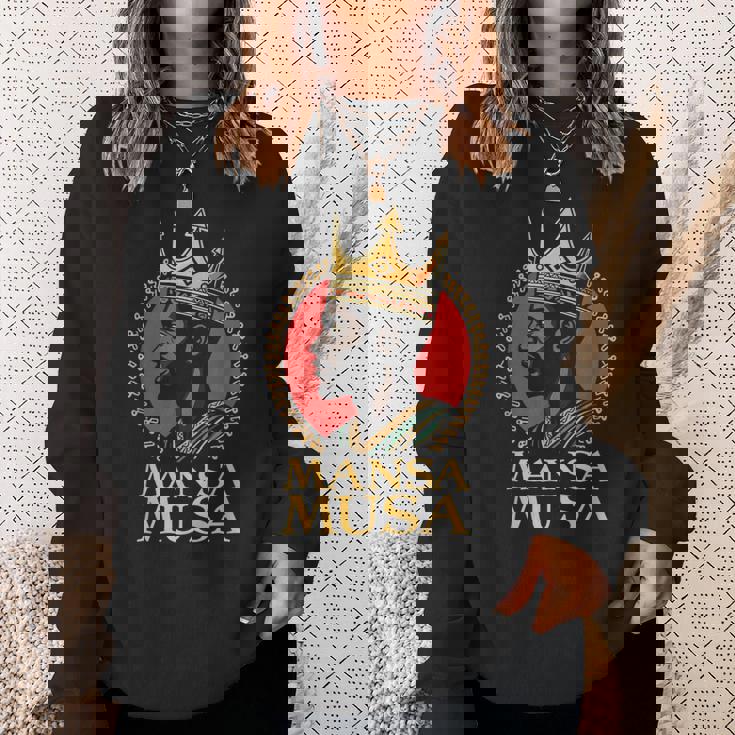 マンサ・ムーサ アフリカの王 歴史上最も裕福な男 マリ帝国 スウェットシャツ 彼女への贈り物