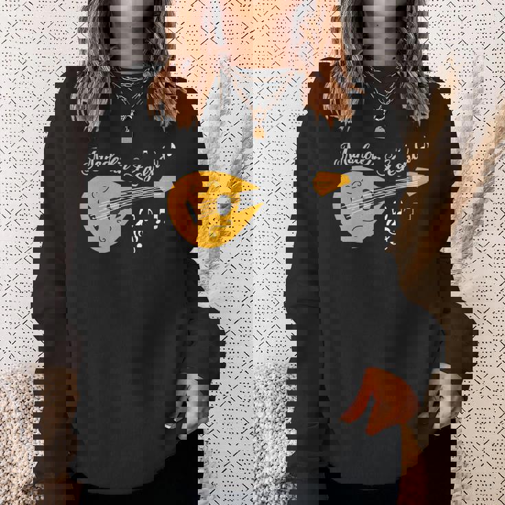 マンドリンレジェンド マンドリンプレイヤー ミュージシャン スウェットシャツ 彼女への贈り物